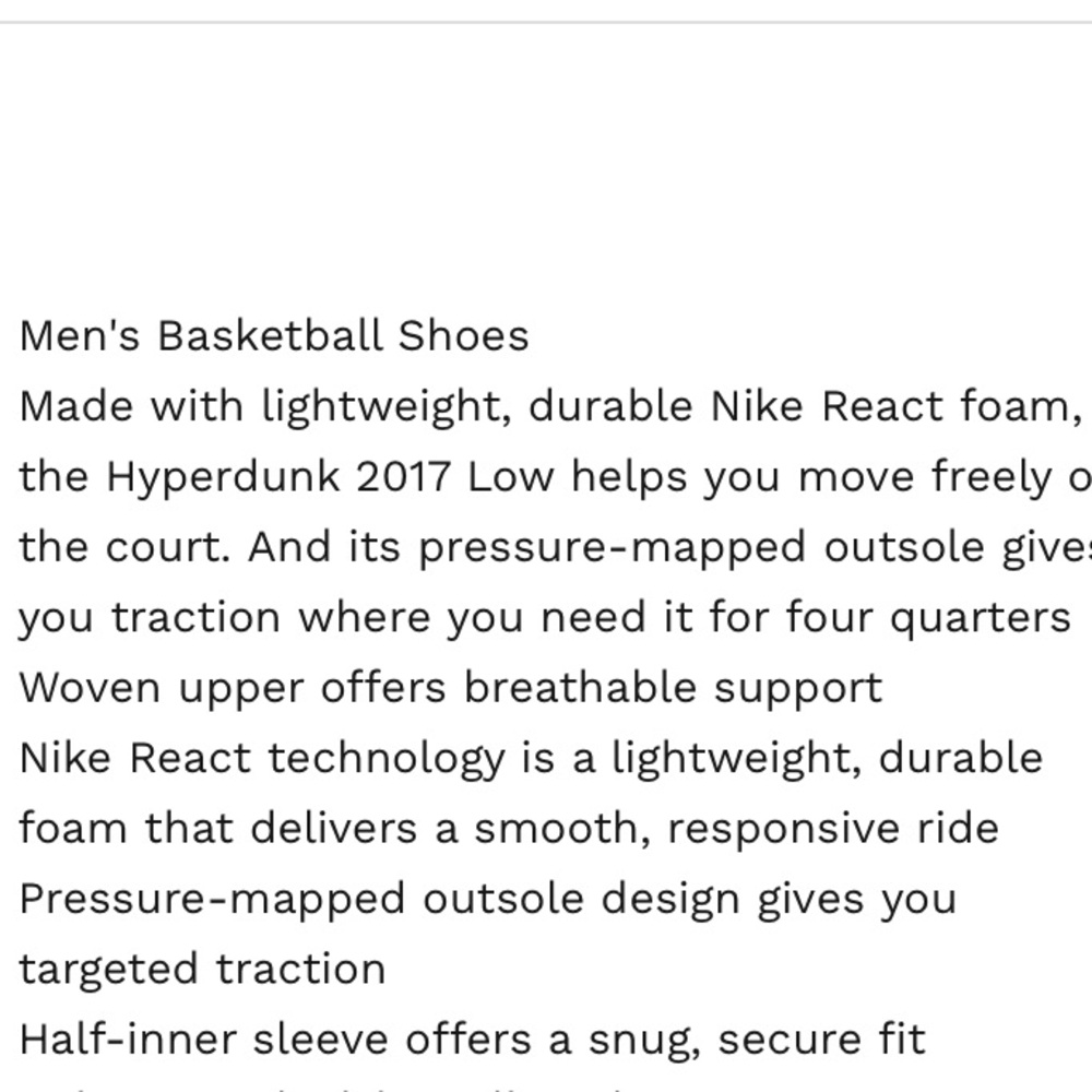 Nike Men Hyperdunk 2017 Low Basketball Shoes. - image 2